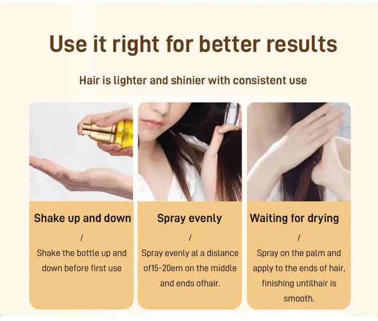 Pflege & Duft: Essenzielle Haarspray für seidiges Haar