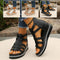 Elegante Keilabsatzsandalen mit Strass für Frauen