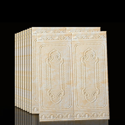 Paneles de pared de vinilo 3D despegables y adhesivos