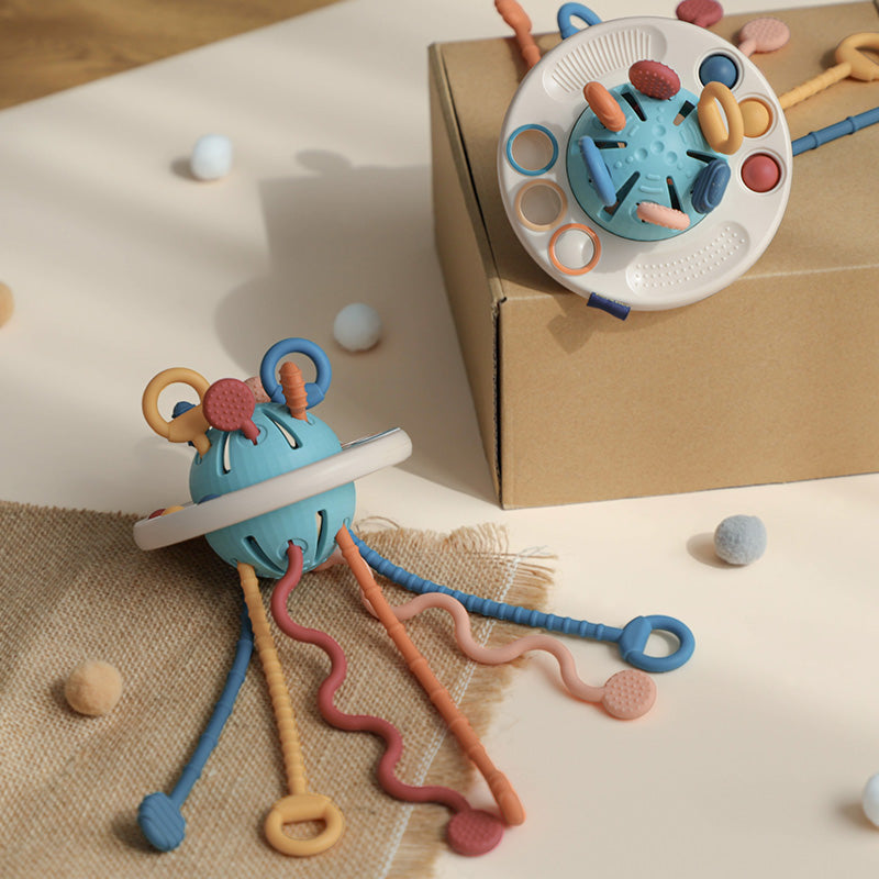 COZYPULL | Sensorisk Montessori-tandleksak för småbarn