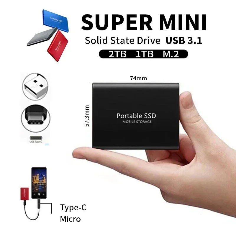 Ultra-schnelle externe SSD: kompakte Geschwindigkeit und Zuverlässigkeit