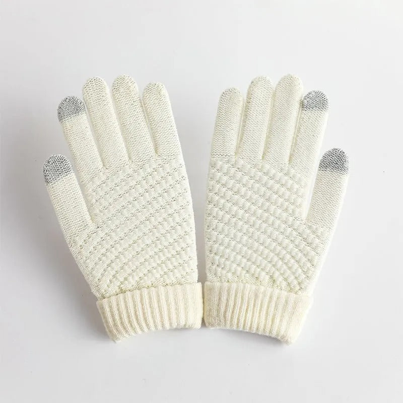 Kaschmirstrick-Winterhandschuhe für Damen