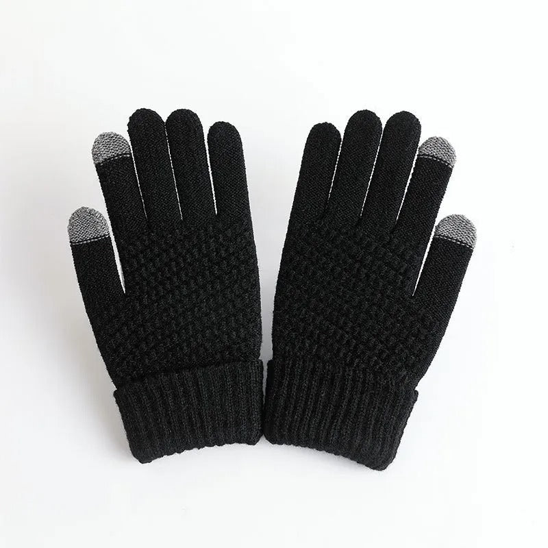 Kaschmirstrick-Winterhandschuhe für Damen