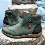 Wasserdichte orthopädische Stiefel für Frauen mit Reißverschluss