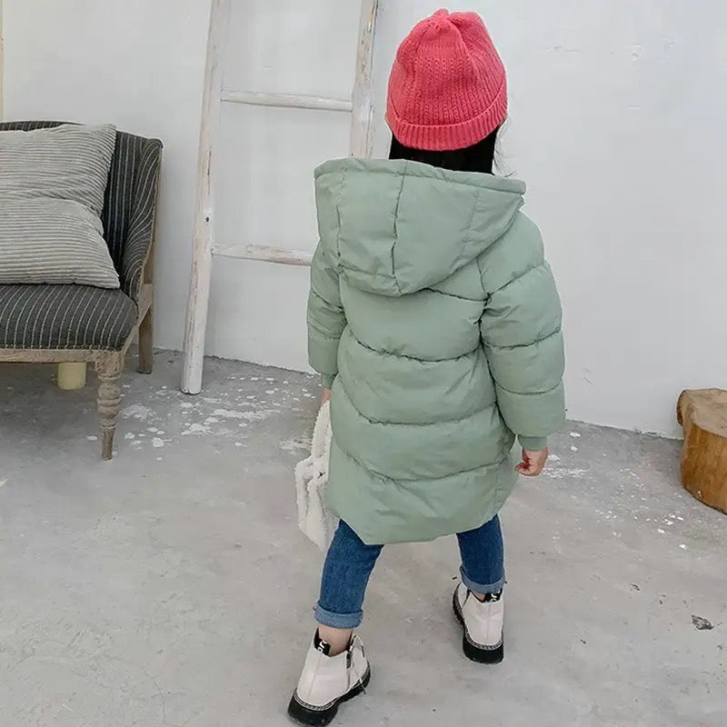 Chaqueta parka de invierno cálida para niños