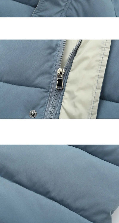 Chaqueta parka de invierno cálida para niños