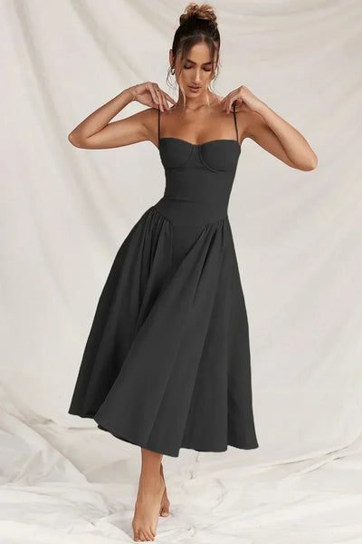 Luftiges Sommerkleid für Frauen im Corsagenstil