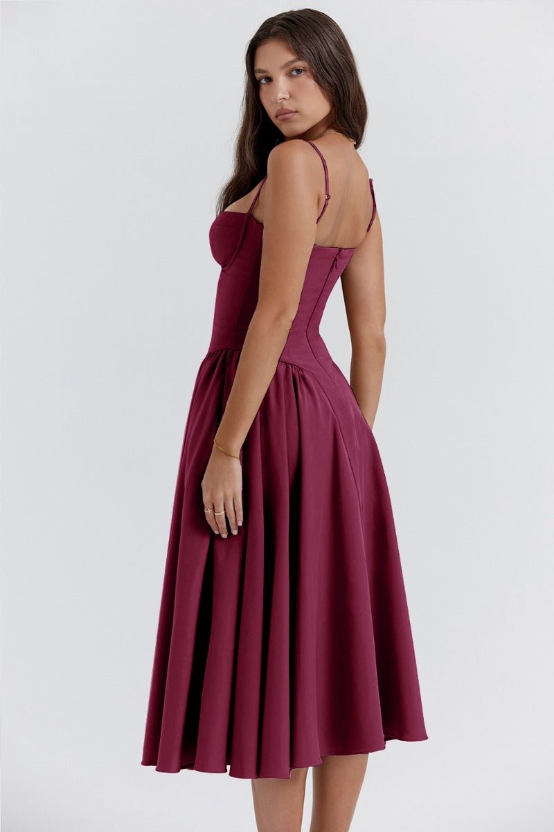 Luftiges Sommerkleid für Frauen im Corsagenstil