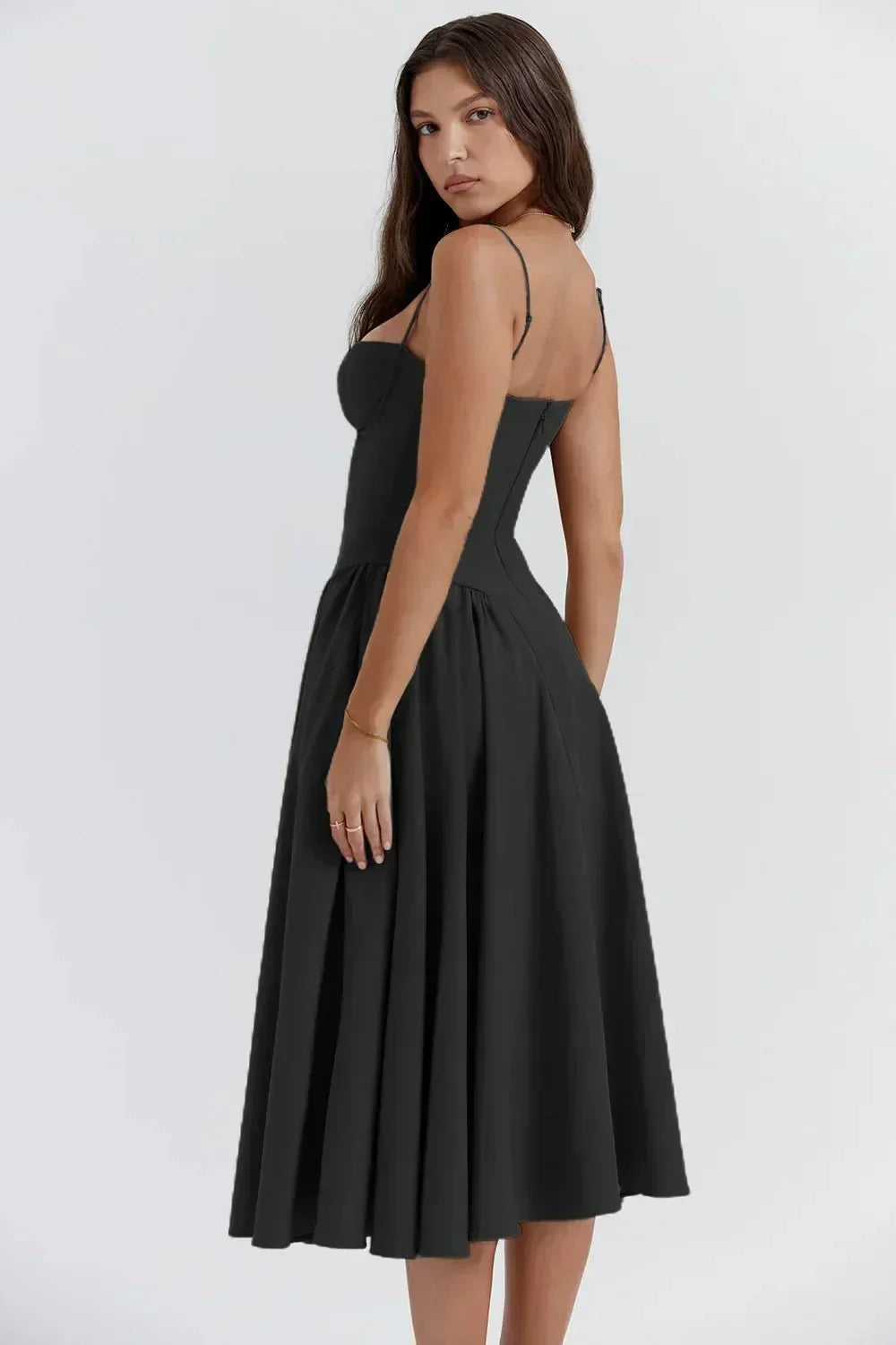 Luftiges Sommerkleid für Frauen im Corsagenstil