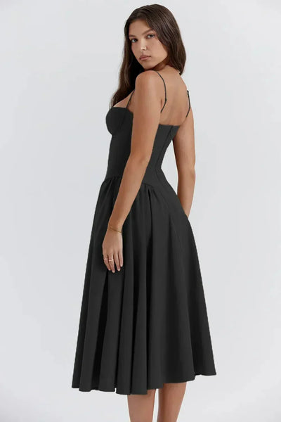 Luftiges Sommerkleid für Frauen im Corsagenstil