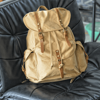WessPack | Militärischer Canvas-Rucksack | Robust und zuverlässig | Rucksack