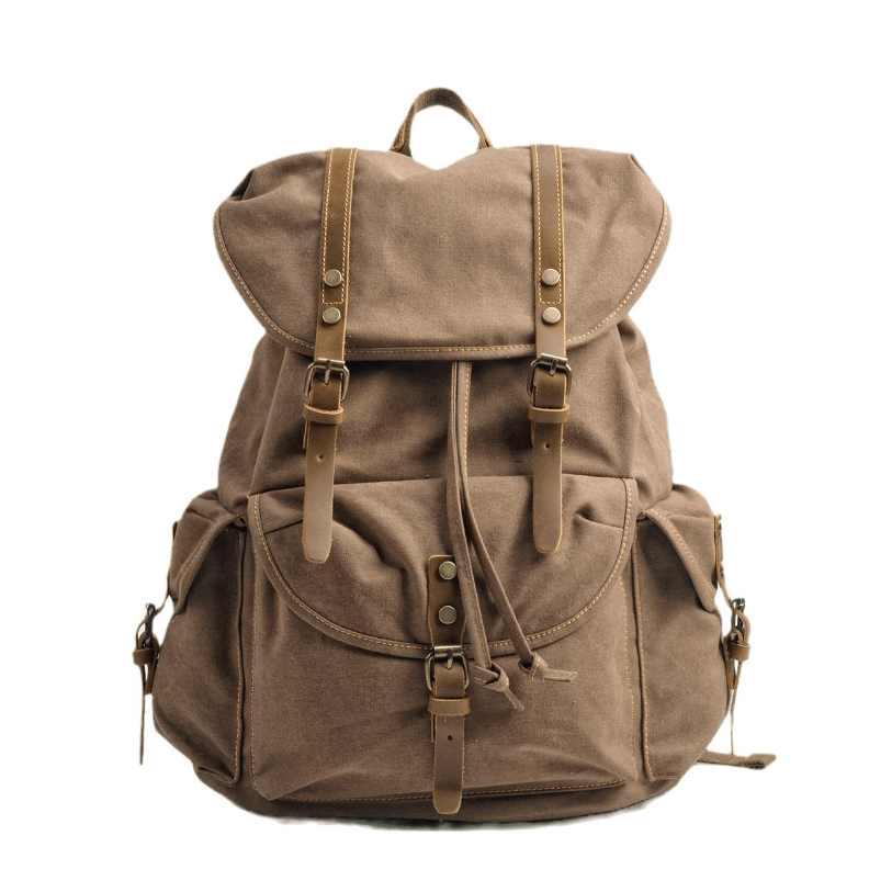 Militärischer Canvas-Rucksack | Robust und zuverlässig | Rucksack