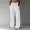 Arthur - Herrenhose aus natürliche Textur mit weitem Bein