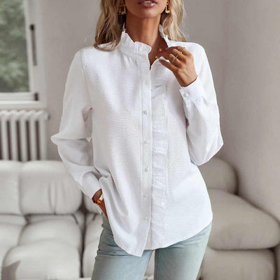 Lisbeth - Elegante gestreifte Bluse mit langen Ärmeln für Frauen