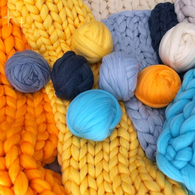 WinterWarm Wolle Strickset - Gemütlich und kuschelig