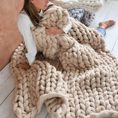 WinterWarm Wolle Strickset - Gemütlich und kuschelig