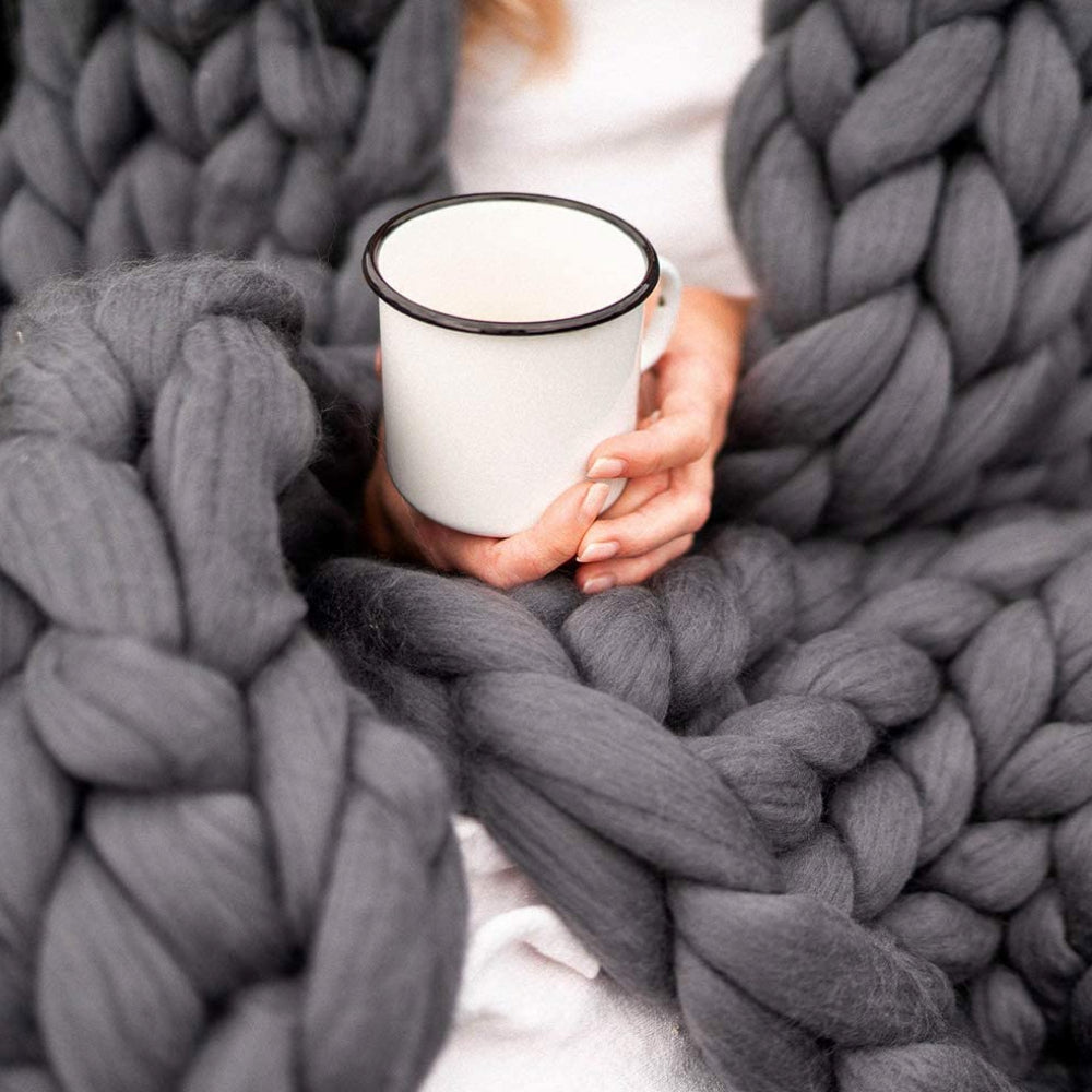 WinterWarm Wolle Strickset - Gemütlich und kuschelig