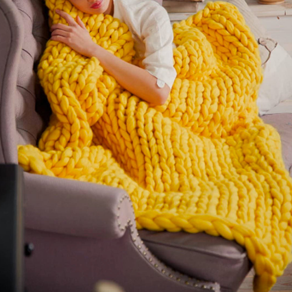 WinterWarm Wolle Strickset - Gemütlich und kuschelig