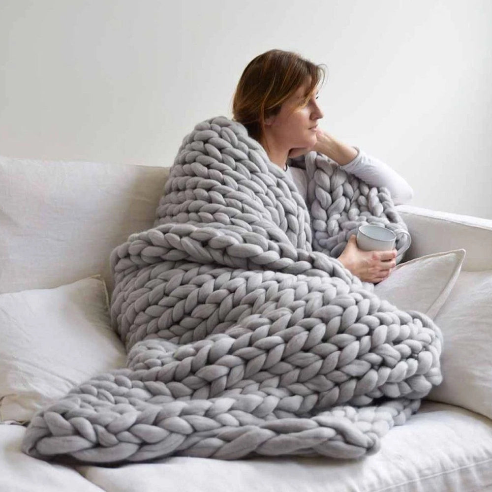 WinterWarm Wolle Strickset - Gemütlich und kuschelig