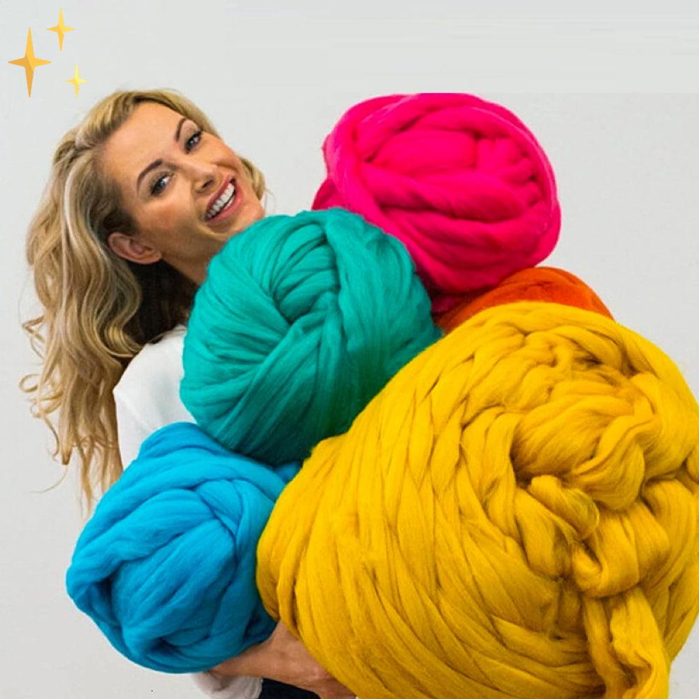 WinterWarm Wolle Strickset - Gemütlich und kuschelig