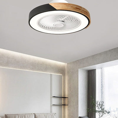 Deckenventilatorlampe - Leise LED-Beleuchtung mit Ventilator und Fernbedienung
